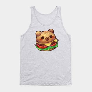 Bear Hamburger Tank Top